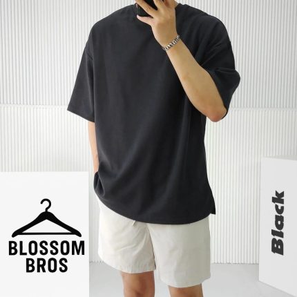 Drop Shoulder T-Shirt Black