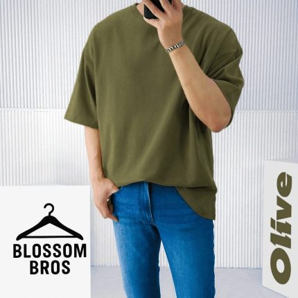Drop Shoulder T-Shirt Olive